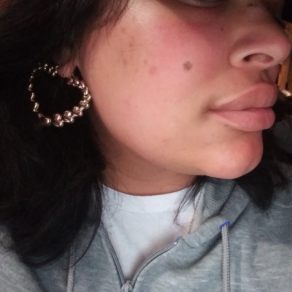 Hearts On Heart Bamboo Earrings
